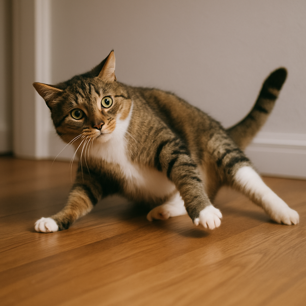 Kot traci równowagę i przewraca się – możliwe przyczyny