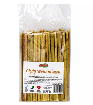 ALEGIA PĘDY TOPINAMBURU NATURALNY PRZYSMAK GRYZONI I KRÓLIKÓW 80g