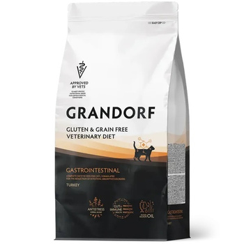 GRANDORF GASTROINTESTINAL TURKEY KARMA WETERYNARYJNA DLA KOTA NA TRAWIENIE BIEGUNKI 400g