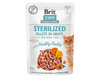 BRIT CARE CAT STERILIZED MOKRA KARMA DLA KOTA KRÓLIK SOS SASZETKA 12x85g