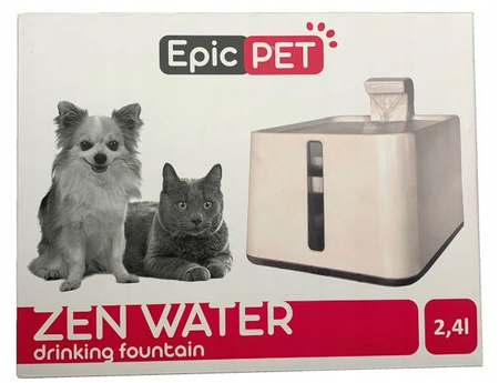 FONTANNA EPIC PET ZEN AUTOMATYCZNA BIAŁA 2,4L