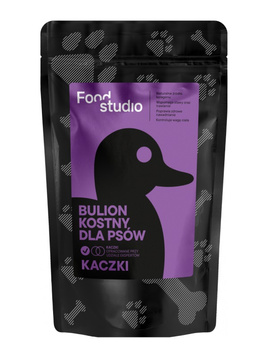 BULION KOSTNY DLA PSÓW PSA KACZKA FOOD STUDIO CHEFS 230ml