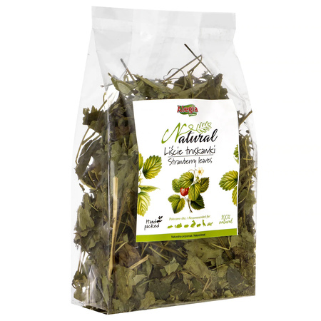 ALEGIA LIŚCIE TRUSKAWKI NATURALNY PRZYSMAK CHOMIKA GRYZONI KRÓLIKA 90g