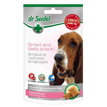 Dr SEIDEL HIPOALERGICZNY PRZYSMAK DLA PSA O WRAŻLIWYM UKŁADZIE POKARMOWYM 90g