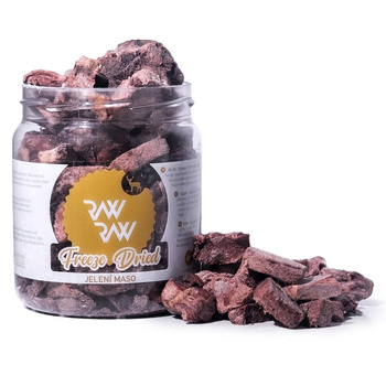 RAW RAW PRZYSMAK DLA PSA I KOTA SMACZKI LIOFILIZOWANE MIĘSO JELENIA 80g