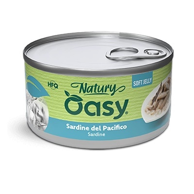  MOKRA KARMA DLA KOTA OASY NATURY SOFT JELLY SARDYNKI 6x150g