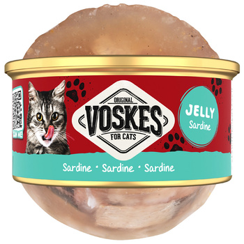 MOKRA KARMA DLA KOTA VOSKES SARDINE SARDYNKI 85g