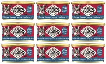 MOKRA KARMA DLA KOTA VOSKES TUNA WITH SEABREAM TUŃCZYK DORADA 9x85g