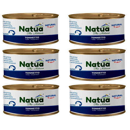 KARMA MOKRA W PUSZCE DLA PSA NATURALNA NATUA TUŃCZYK W GALARETCE 6x150g