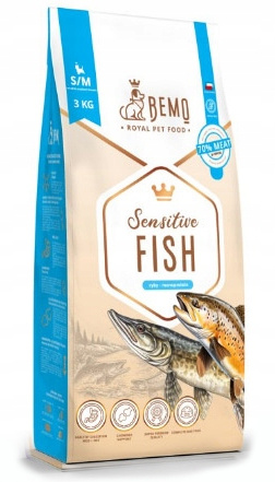 BEMO SENSITIVE FISH KARMA DLA PSA MAŁE I ŚREDNIE RASY RYBA 3kg