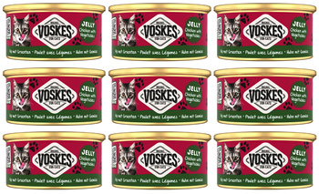 MOKRA KARMA DLA KOTA VOSKES CHICKEN VEGETABLES KURCZAK WARZYWA 9x85g