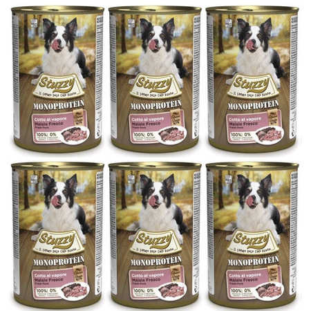 STUZZY MONOPROTEIN MOKRA KARMA DLA PSA WIEPRZOWINA 6x400g