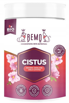 BEMO CISTUS CZYSTEK DLA PSA I KOTA ODPORNOŚĆ I OCHRONA PRZED PASOŻYTAMI 130g