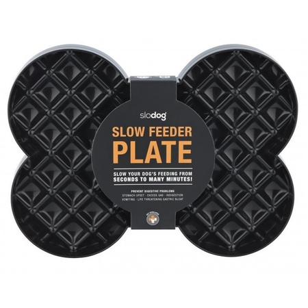 MISKA SPOWALNIAJĄCA JEDZENIE TACKA DO LIZANIA DLA PSA LICKIMAT SLODOG CZARNA 35x26cm