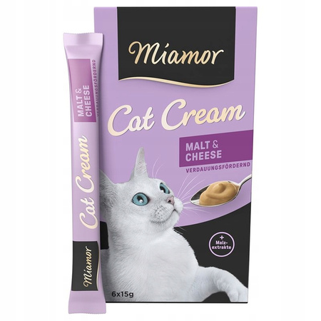 MIAMOR PASTA CAT CREAM PRZYSMAK DLA KOTA MIX SMAKÓW 41x15g
