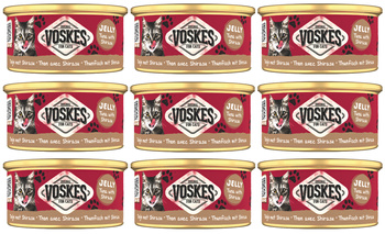 MOKRA KARMA DLA KOTA VOSKES TUNA WITH SHIRASU TUŃCZYK SHIRASU 9x85g