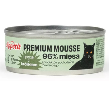 COMFY APPETIT PREMIUM MOUSSE MOKRA KARMA DLA KOTA KRÓLIK 85g