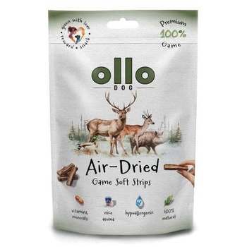 PRZYSMAKI DLA PSA MIĘKKIE NATURALNE MONOBIAŁKOWE OLLO DZICZYZNA 80g