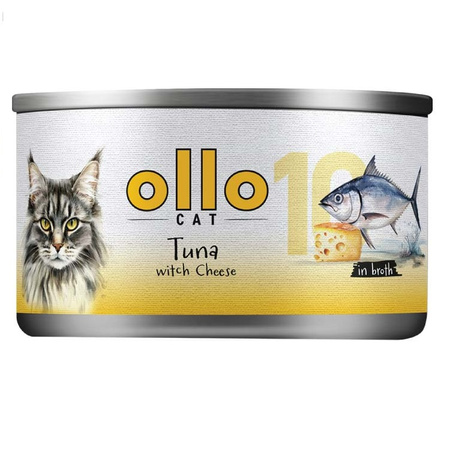 OLLO MOKRA KARMA W PUSZCE DLA KOTA KOCIĄT NATURALNA MIX SMAKÓW 24x70g