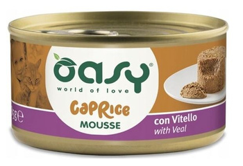 OASY KOT MOUSSE CIELĘCINA PUSZKA 85g