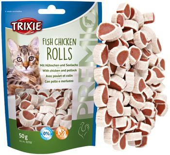 TRIXIE PRZYSMAK DLA KOTA Z KURCZAKIEM I MINTAJEM PREMIO 50g
