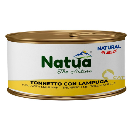 KARMA MOKRA W PUSZCE DLA KOTA NATURALNA NATUA TUŃCZYK Z MAHI MAHI W GALARETCE 8x85g