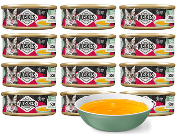 ZUPA BULION DLA KOTA VOSKES CAT SOUP WITH CHICKEN KURCZAK 12x50g