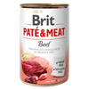 BRIT PATE & MEAT DOG ADULT BEEF MOKRA KARMA DLA PSA WOŁOWINA INDYK 400g