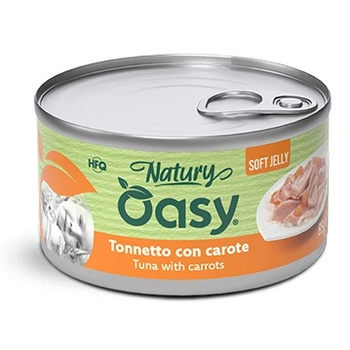 MOKRA KARMA DLA KOTA OASY NATURY SOFT JELLY TUŃCZYK Z MARCHWIĄ 150g