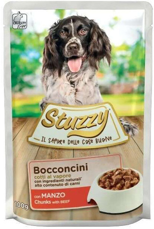 STUZZY KARMA DLA PSA WOŁOWINA W SOSIE 100g