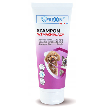 SZAMPON WZMACNIAJĄCY FREXIN VET+ DO SIERŚCI I SKÓRY DLA PSA I KOTA 220ml