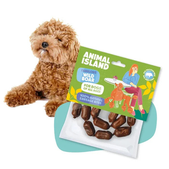 ANIMAL ISLAND MONOPROTEINOWY PRZYSMAK DLA PSA KIEŁBASKI Z DZIKA 100g