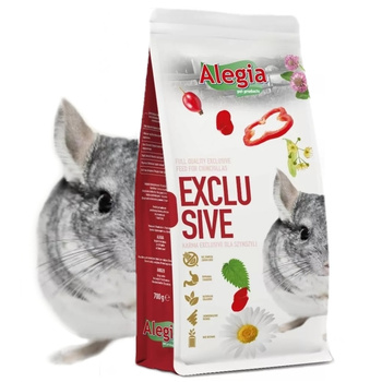 ALEGIA EXCLUSIVE POKARM SZYNSZYLI PEŁNOWAROŚCIOWA KARMA DLA SZYNSZYLA 700g
