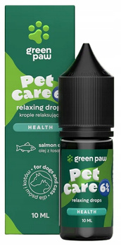 GREEN PAW PET CARE OLEJEK KONOPNY DLA ZWIERZĄT PSA KOTA CBD 6% 10ml