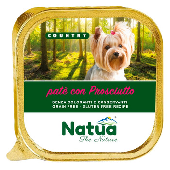 NATUA COUNTRY HAM MOKRA KARMA DLA PSA PASZTET SZYNKA 100g