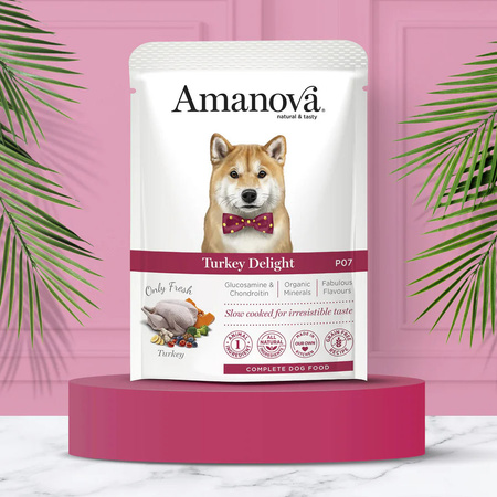 AMANOVA P07 MOKRA KARMA DLA PSA INDYK 100g