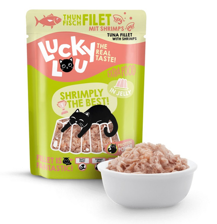LUCKY LOU EXTRAFOOD KARMA DLA KOTA PRZYSMAK POLEWA MIX SMAKÓW W GALARECIE 12x70g