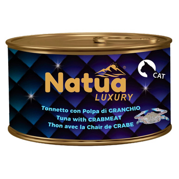 KARMA MOKRA DLA KOTA NATUA LUXURY LINE TUŃCZYK Z MIĘSEM KRABA W GALARETCE 85g