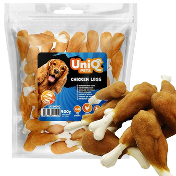 UNIQ PETS UDKA Z KURCZAKA PRZYSMAK DLA PSA 500g