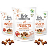 BRIT CRUNCHY SNACK ADULT DOG INSECT TURKEY PRZYSMAKI INDYK 3x200g