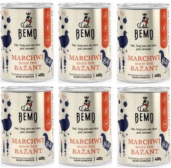 BEMO PAKIET MARCHWI MNIE TEN BAŻANT KARMA MOKRA DLA PSA 6x800g