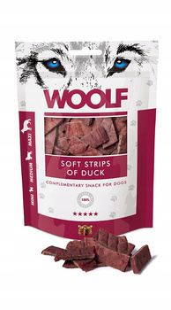 WOOLF PRZYSMAK DLA PSA SOFT STRIPS OF DUCK 100g