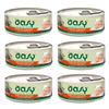 OASY NATURAL RANGE ADULT MOKRA KARMA DLA PSA KURCZAK SZYNKA 6x150g