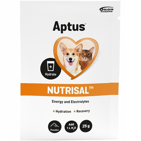 APTUS NUTRISAL NA BIEGUNKĘ ODWODNIENIE DLA PSA I KOTA 7x25g saszetka