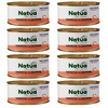 NATUA NATURAL MOKRA KARMA DLA KOTA TUŃCZYK Z ŁOSOSIEM W GALARETCE PUSZKA 8x85g