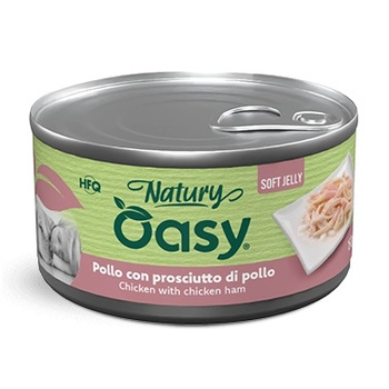 MOKRA KARMA W PUSZCE DLA PSA OASY NATURY SOFT JELLY KURCZAK Z SZYNKĄ 150g