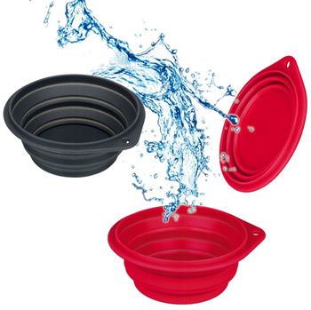 MISKA PODRÓŻNA SILIKONOWA 1L DLA PSA SKŁADANA