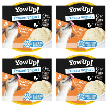 PRZYSMAK DLA PSA JOGURT DO MROŻENIA LODY TATAR Z ŁOSOSIA YOW UP! SALMON TATAR 4x110g
