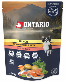 ONTARIO KARMA DLA PSA ŁOSOŚ Z WARZYWAMI W ROSOLE 300g