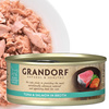 GRANDORF FILET Z TUŃCZYKA Z ŁOSOSIEM KARMA KOTA ALERGIE POKARMOWE 6x70g